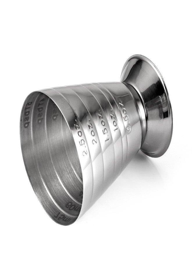 جيرن كوب قياس معدني من جيرن، أداة قياس أونصة صغيرة، كوب خلط كوكتيل 75 مل - Image 3